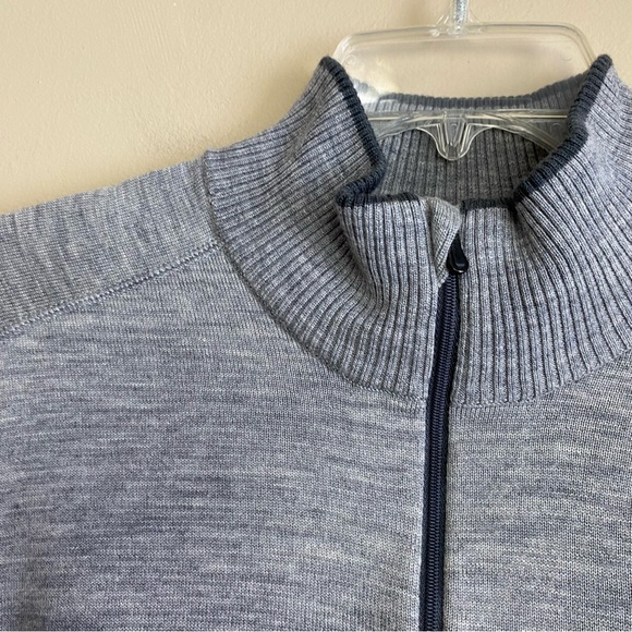 Smartwool Mens Merino Wool Quarter Zip Sweater - Picture 4 of 11